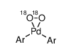 Pd(η2-(18)O2)(Ar)2结构式