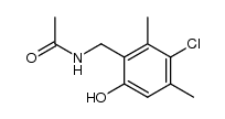 N-(3-chloro-6-hydroxy-2,4-dimethyl-benzyl)-acetamide Structure