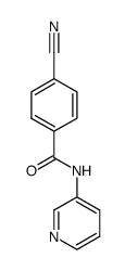 4-cyano-N-(pyridin-3-yl)benzamide Structure