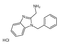 (1-benzylbenzimidazol-2-yl)methanamine,hydrochloride结构式