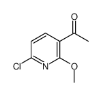 1-(6-chloro-2-methoxypyridin-3-yl)ethanone structure