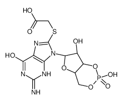 8-(2-carboxymethylthio)-cGMP structure