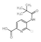 6-氯-5-棕榈酰胺甲酸吡啶结构式