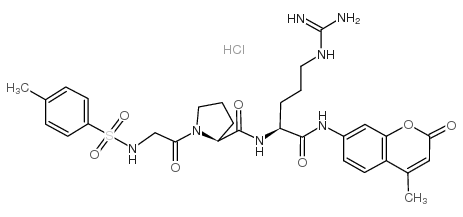 Tos-Gly-Pro-Arg-AMC · HCl structure