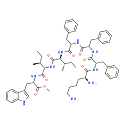 lysyl-phenylalanyl-phenylalanyl-phenylalanyl-isoleucyl-isoleucyl-tryptophyl methyl ester picture