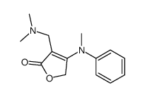 3-[(Dimethylamino)methyl]-4-(methylphenylamino)-2(5H)-furanone Structure