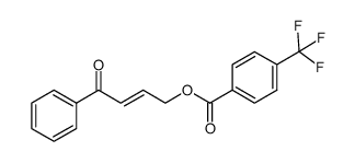 (E)-4-oxo-4-phenylbut-2-en-1-yl 4-(trifluoromethyl)benzoate Structure