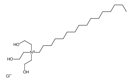 hexadecyl-tris(2-hydroxyethyl)azanium,chloride Structure