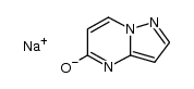 sodium;pyrazolo[1,5-a]pyrimidin-4-id-5-one structure