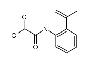 2,2-Dichloro-N-[o-(1-methylethenyl)phenyl]acetamide Structure