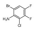 6-bromo-2-chloro-3,4-difluoroaniline结构式