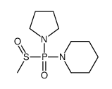 1-[[(R)-methylsulfinyl]-pyrrolidin-1-ylphosphoryl]piperidine结构式