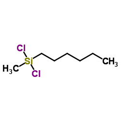 hexylmethyldichlorosilane Structure