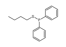 S-butyldiphenylthiophosphinite结构式