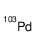 palladium-103 Structure