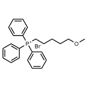 (5-甲氧基戊基)三苯基溴化鏻结构式