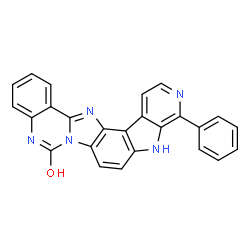 6H-Pyrido[4,3:4,5]pyrrolo[3,2:4,5]benzimidazo[1,2-c]quinazolin-6-one,5,10-dihydro-11-phenyl- Structure