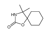 1-Oxa-3-azaspiro[4.5]decan-2-one,4,4-dimethyl-(8CI)结构式