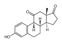 (9β)-3-Hydroxyestra-1,3,5(10)-triene-11,17-dione structure