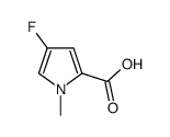 4-Fluoro-1-Methyl-1H-Pyrrole-2-Carboxylic Acid结构式