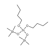 Dibutyloxy-bis-trimethylsilyloxy-silan结构式