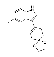 3-(1,4-Dioxa-spiro[4,5]dec-7-en-8-yl)-5-fluoro-1H-indole picture