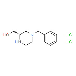 [(2S)-4-苄基哌嗪-2-基]甲醇二盐酸盐结构式