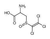 (2R)-2-amino-3-[(S)-1,2,2-trichloroethenylsulfinyl]propanoic acid Structure