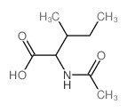 2-acetamido-3-methyl-pentanoic acid结构式