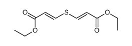 diethyl (E,E)-3,3'-thiobisacrylate structure