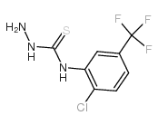 4-[2-Chloro-5-(trifluoromethyl)phenyl]-3-thiosemicarbazide structure