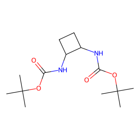 tert-butyl N-[trans-2-(tert-butoxycarbonylamino)cyclobutyl]carbamate picture