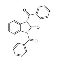 1,3-dibenzoyl-1,3-dihydro-benzoimidazol-2-one structure