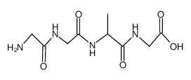 H-Gly-Gly-Ala-Gly-OH Structure