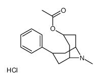 (9-methyl-7-phenyl-9-azoniabicyclo[3.3.1]nonan-3-yl) acetate,chloride Structure