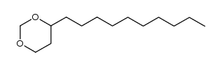 4-decyl-1,3-dioxane Structure