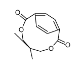 5,5-dimethyl-3,7-dioxabicyclo[7.2.2]trideca-1(11),9,12-triene-2,8-dione结构式