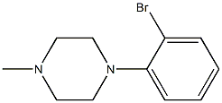 1-(2-bromophenyl)-4-methylpiperazine结构式