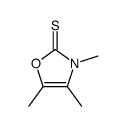 3,4,5-trimethyl-1,3-oxazole-2-thione Structure