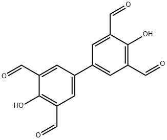 3,3',5,5'-四醛基-4,4'-二羟基联苯结构式