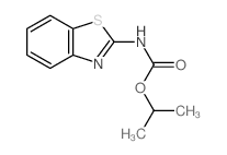 2-Benzothiazolecarbamicacid, isopropyl ester (8CI) structure