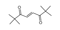 2,2,7,7-tetramethyl-oct-4-ene-3,6-dione结构式