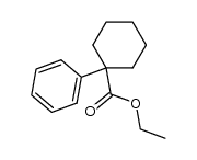 1-phenyl-cyclohexanecarboxylic acid ethyl ester Structure