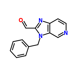 3-Benzyl-3H-imidazo[4,5-c]pyridine-2-carbaldehyde结构式