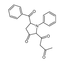 1-(5-Benzoyl-3-oxo-1-phenyl-2-pyrrolidinyl)-1,3-butanedione picture