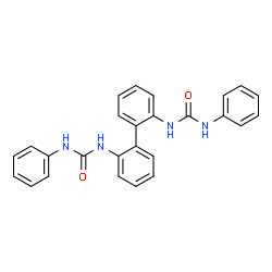 N,N''-2,2'-biphenyldiylbis(N'-phenylurea)结构式