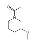 Piperidine, 1-acetyl-3-methoxy- (7CI,8CI) Structure