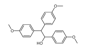 1,2,2-tris(4-methoxyphenyl)ethan-1-ol Structure