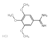 3,4,5-trimethoxybenzenecarboximidamide,hydrochloride结构式