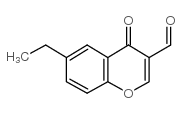 6-乙基-3-甲酰基色酮结构式